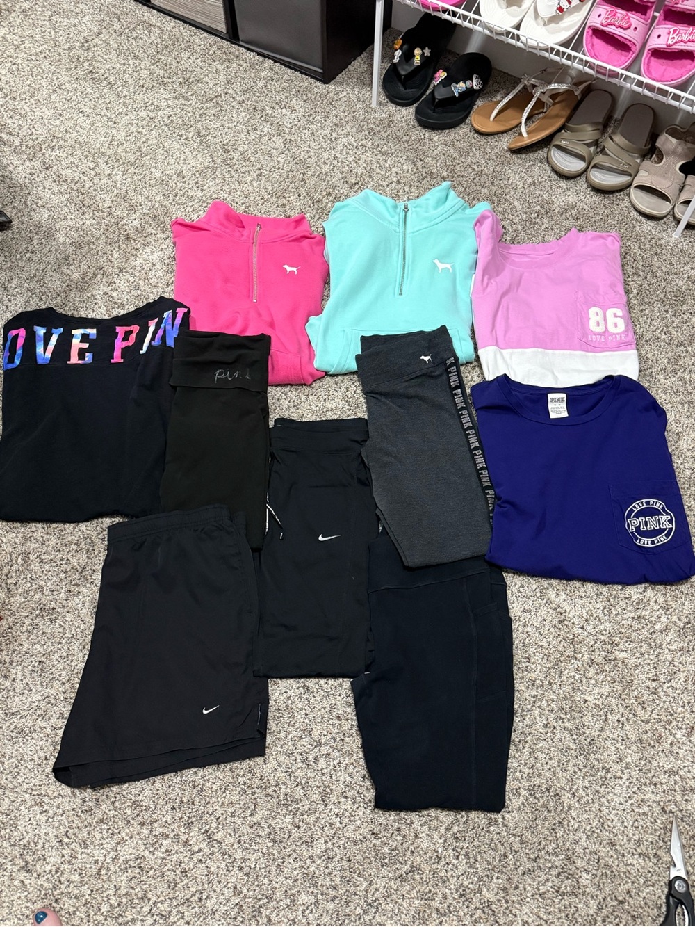 Victoria’s Secret PINK Bundle everything pictured included shirts leggings etc